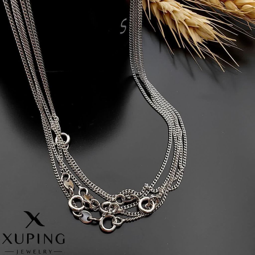 زنجیر ظریف نیمست و پلاک ژوپینگ کد 2092 - خرید آنلاین از گالری آداس